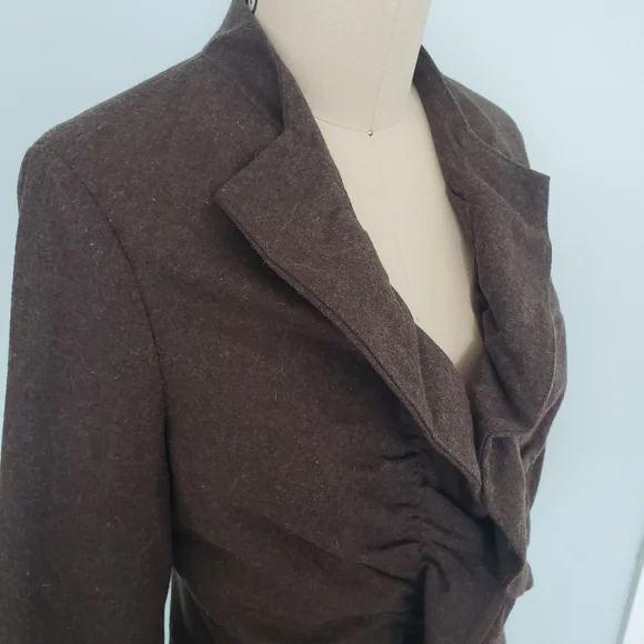 Tabitha Brown Wool Blend Blazer Jacket, 4 - Picture 5 of 9